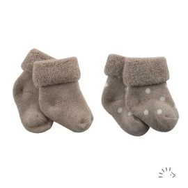 2 Paar Babysöckchen Baumwolle-Elasthan GOTS
