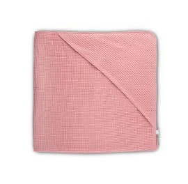 Kapuzenbadetuch Woven Waffle GOTS