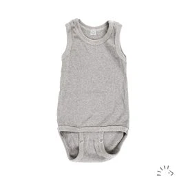 Ärmelloser Body aus Baumwolle