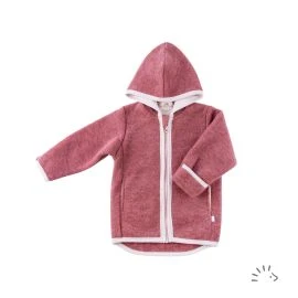 Kapuzenjacke aus Wollfleece