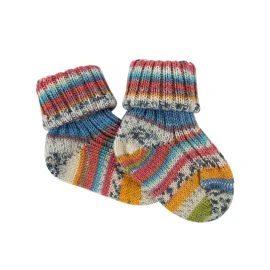 Baby-Socken Wolle/bunt 14065