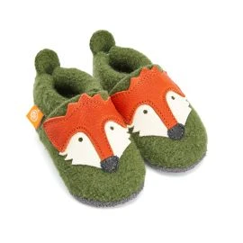 Orangenkinder Filzhausschuhe Fuchs Franz