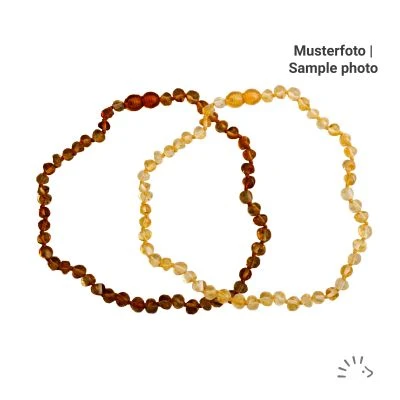 Amber necklace round