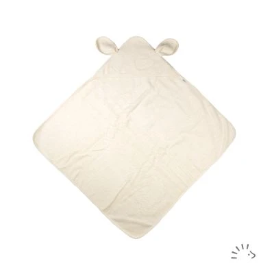 Hooded towel style LITTLE MONSTER