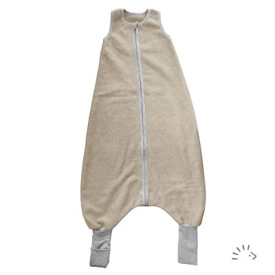 Sleeping bag with feet cotton fleece 1.5 TOG
