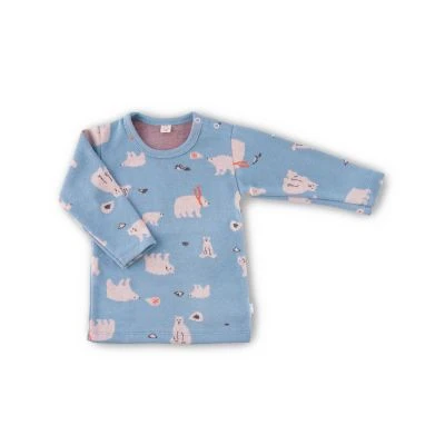 Langarmshirt Jacquard Polarbär