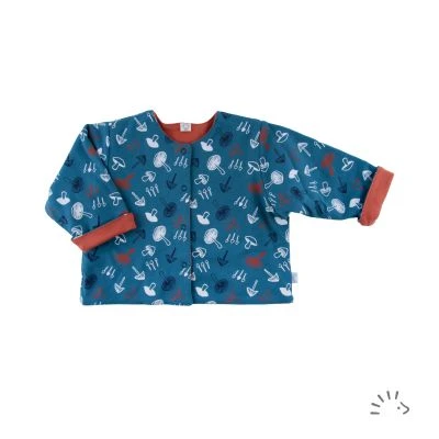 Gefütterte Wendejacke Baumwolle