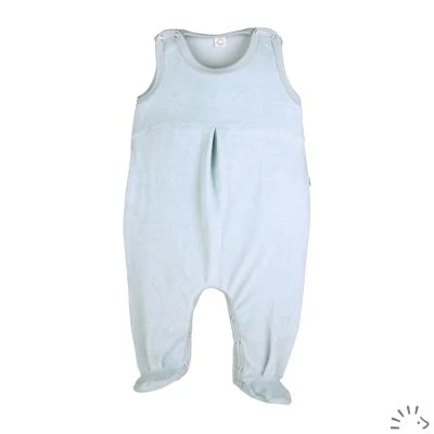 Romper pleated velours