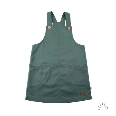 Dungaree dress twill