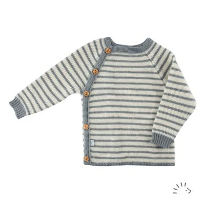 Kimono shirt knitted organic wool