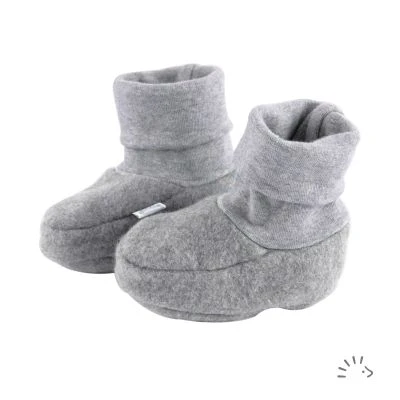 Baby booties cotton fleece