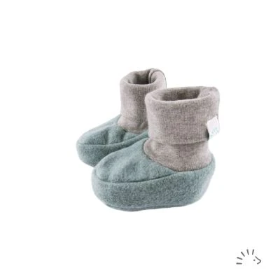 Baby booties cotton fleece