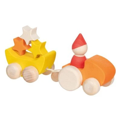 Wooden Toy Train with Stars – goki