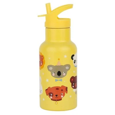 Trinkflasche Edelstahl Tierfreund