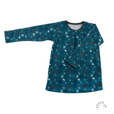 Tunic with centre front pleat