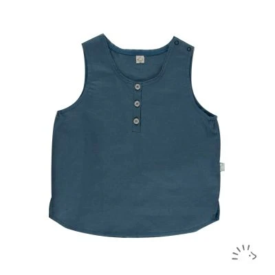 Shirt Style LIU Halbleinen