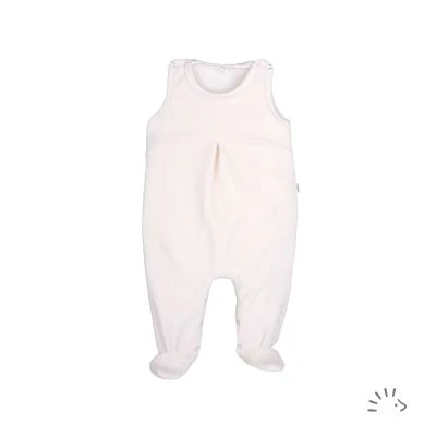 Romper pleated velours