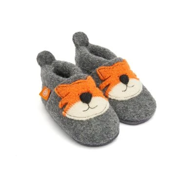 Orangenkinder slippers boiled wool tiger