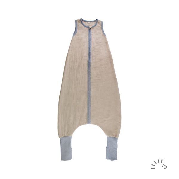 Sommerschlafsack mit Füßen Musselin 0.5 TOG