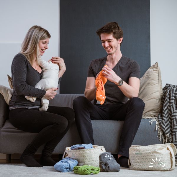 Newborn MiniSnap Rainbow Set Frottee Soft