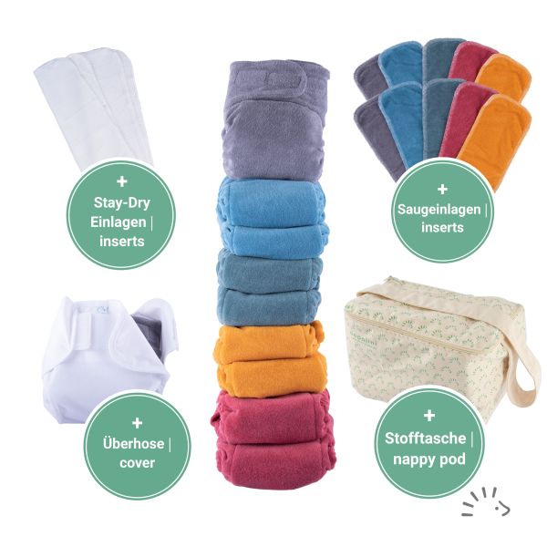 Panda Set Frottee Soft