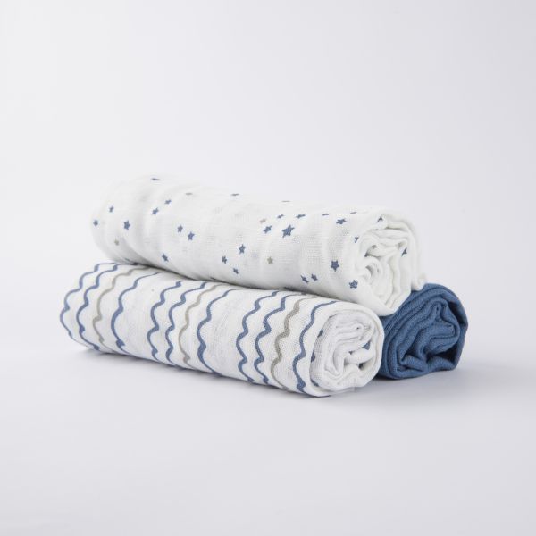 3x Mullwindeln kbA Baumwolle GOTS