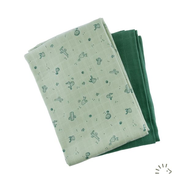 2x Mullwindel kbA Baumwolle GOTS