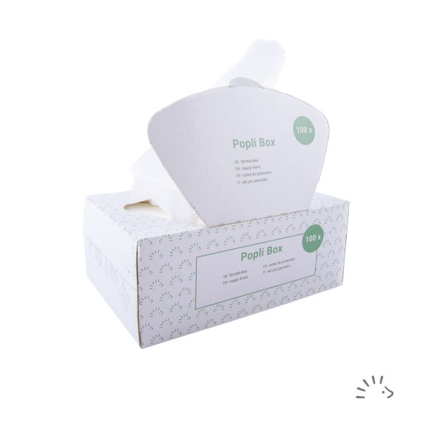 Popli Box Viskose (100 Blatt)