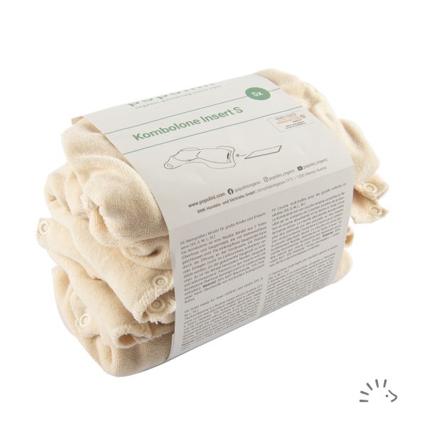 5x Kombolone Einlage Frottee Soft