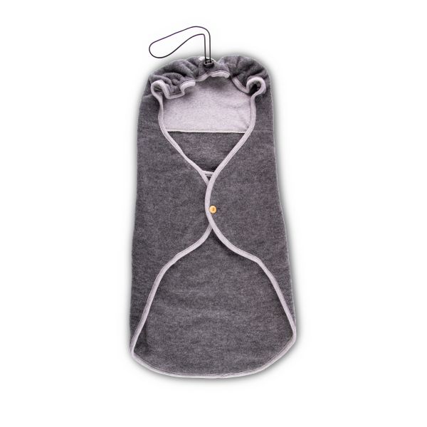 5-Punkt-Gurt Einschlagdecke Wollfleece GOTS