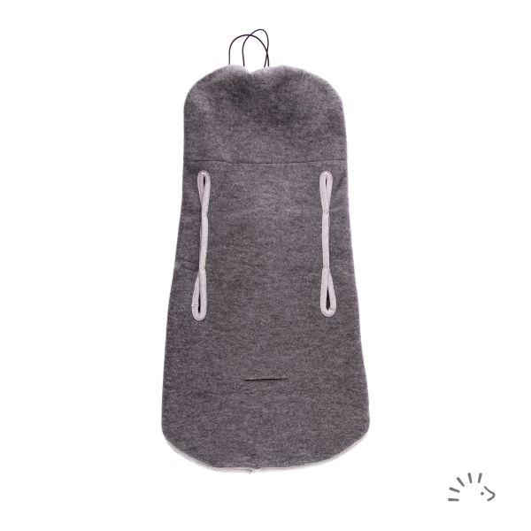 5-Punkt-Gurt Einschlagdecke Wollfleece GOTS