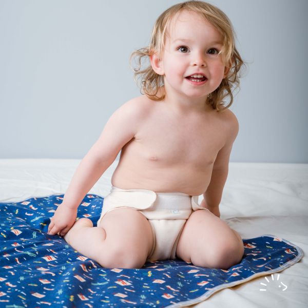 Wickeldecke Polyester/Frottee Soft