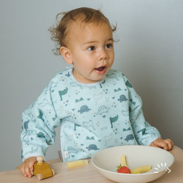 Langarmlätzchen Wasserfest 30 cm Polyester