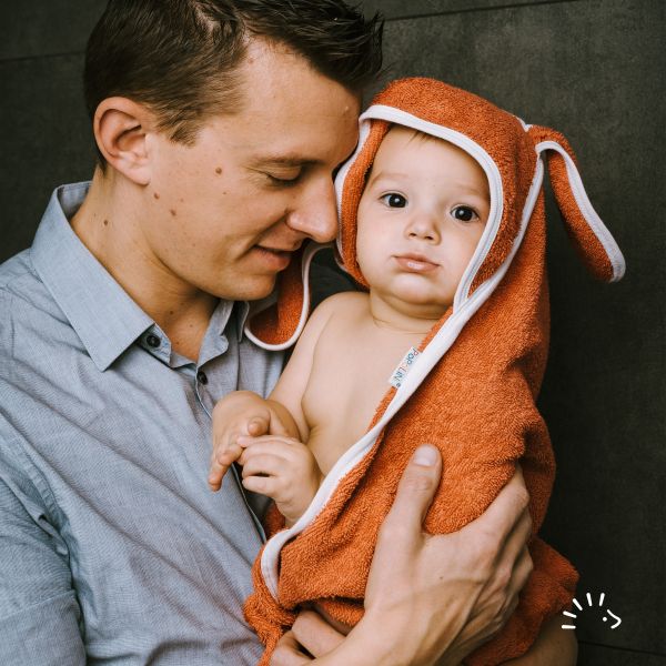 Kapuzenbadetuch Little Monster Webfrottee