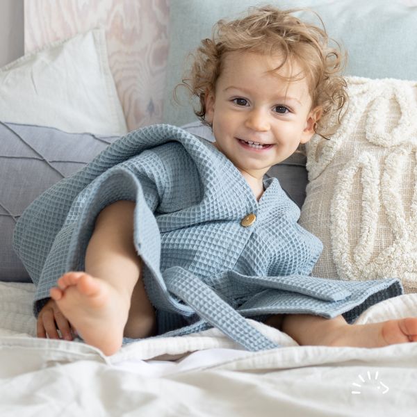 Bademantel Woven Waffle GOTS