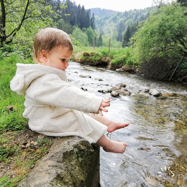 Bademantel Webfrottee