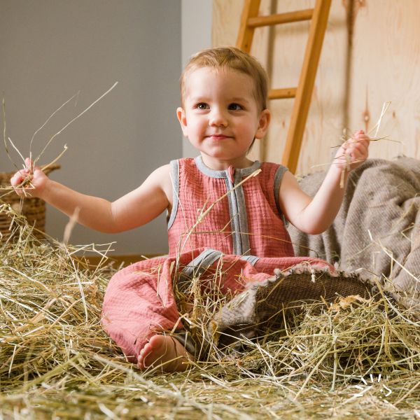 Schlafsack mit Beinen Musselin GOTS