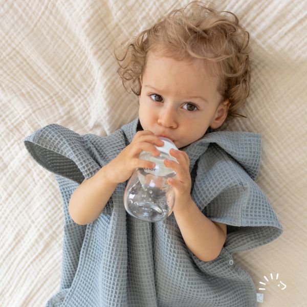 Poncho Woven Waffle GOTS