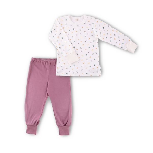 Pyjama Langarm Interlock GOTS