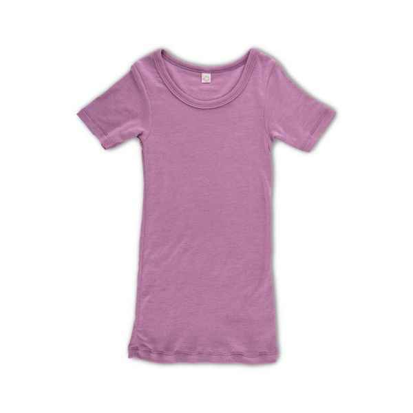 Unterhemd kurzarm Wolle-Seide GOTS