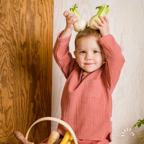 Langarmshirt Musselin GOTS