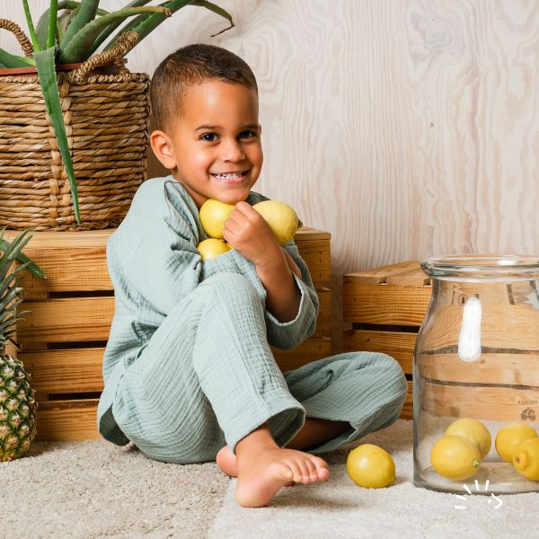 Langarmshirt Musselin GOTS