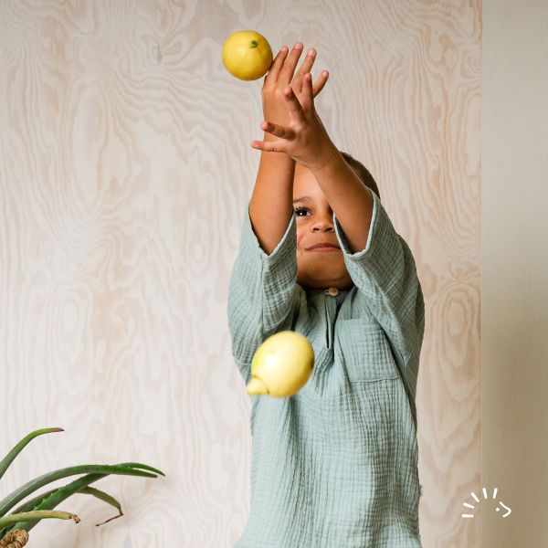 Langarmshirt Musselin GOTS