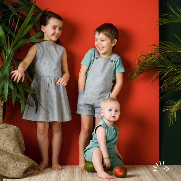 Latzhose Style LILU Twill GOTS