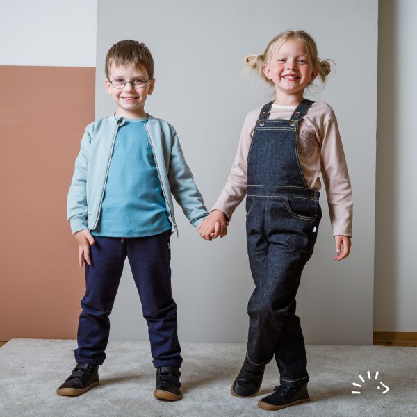 Latzhose Denim Soft GOTS