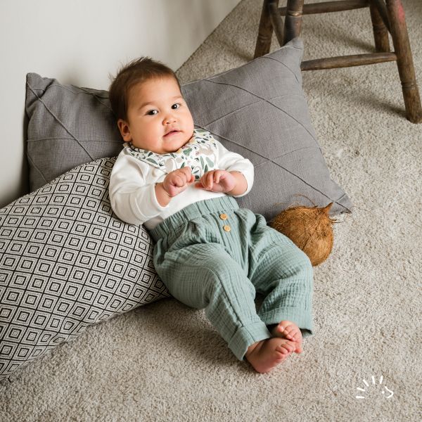 Hose mit Umschlag Musseline GOTS