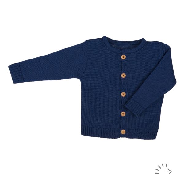 Cardigan Style MIKA Merinowolle gestrickt