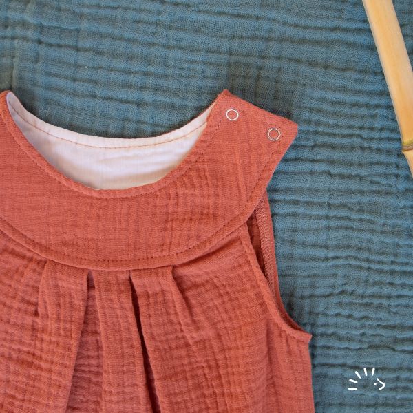 Strampler Style DORA Musselin GOTS