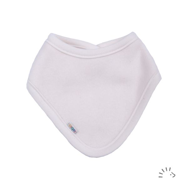 Warmes Dreieckstuch aus Baumwollfleece 