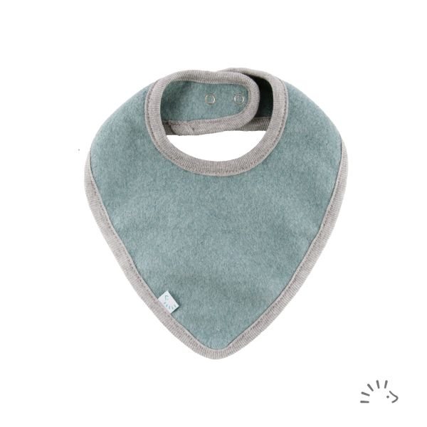 Warmes Dreieckstuch aus Baumwollfleece 